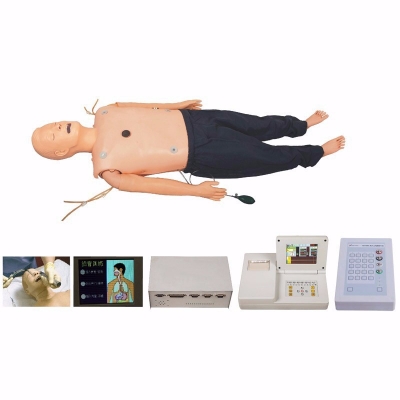 高級多功能急救訓練模擬人（心肺復蘇CPR、氣管插管、除顫起搏四合一功能、嵌入式系統）